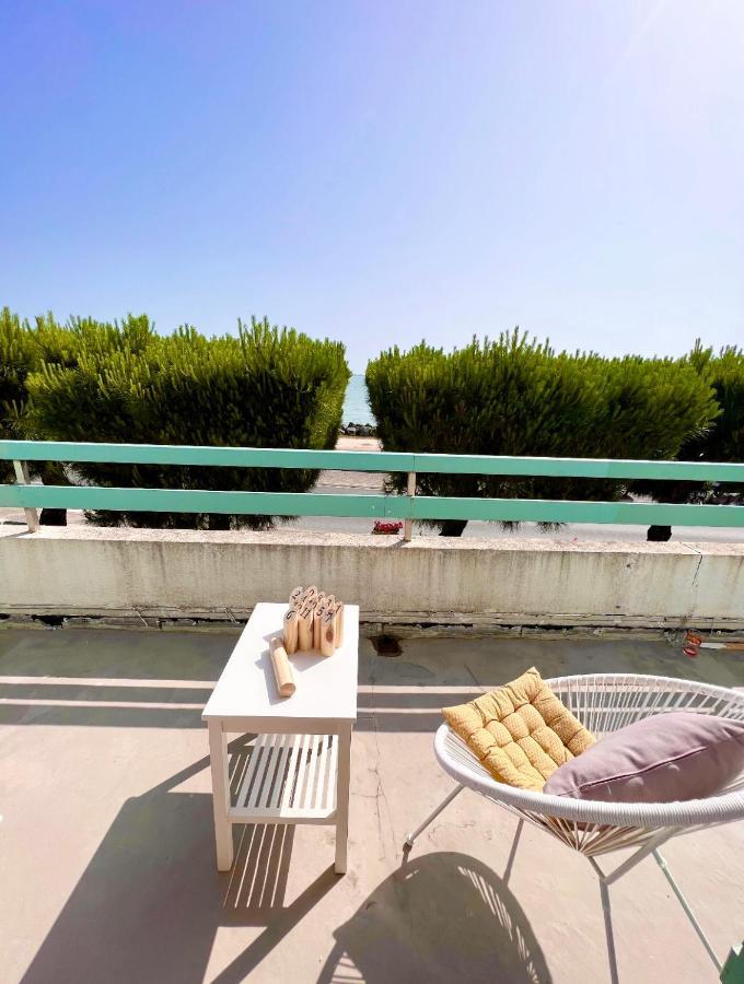Front De Mer Rivedoux-Plage - Terrasse Exterieur - Parking Exterior foto